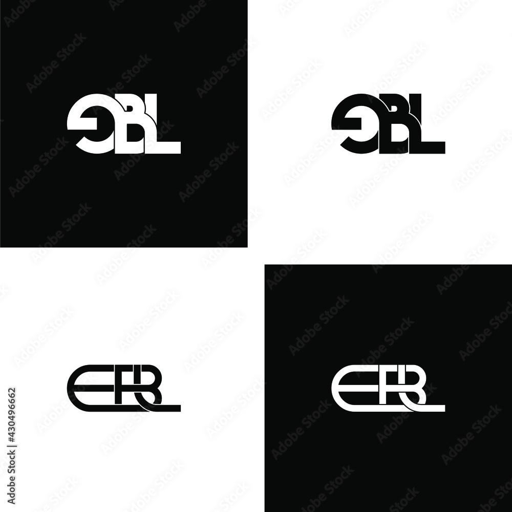 ebl letter original monogram logo design ebl letter original monogram logo design