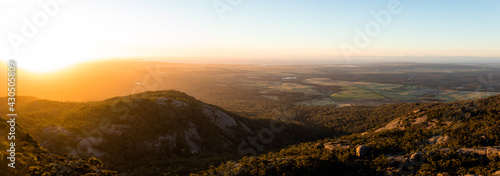 sunset over the mt Cameron photo