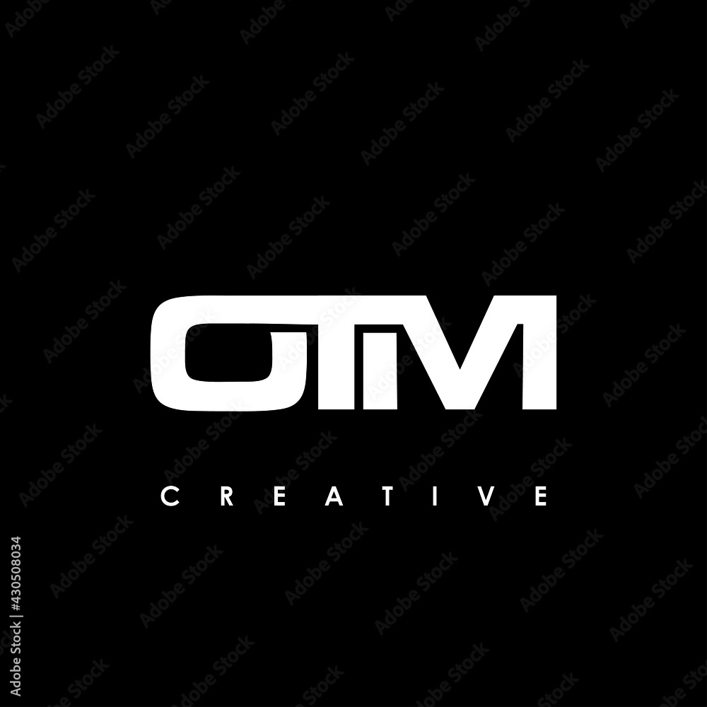 OTM Letter Initial Logo Design Template Vector Illustration