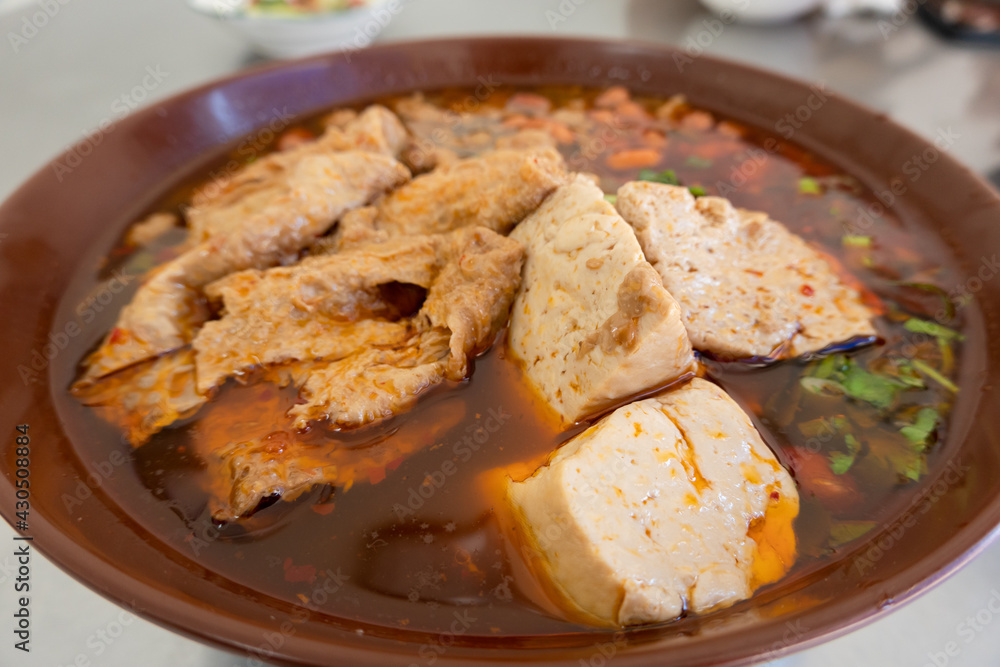 stinky tofu with soup stinky tofu with soup