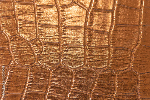 Fotografie, Tablou Brown crocodile pattern texture
