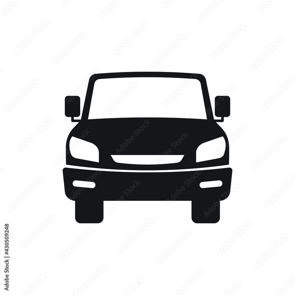 Car icon design isolated on white background