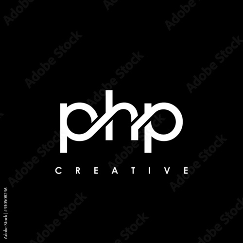 PHP Letter Initial Logo Design Template Vector Illustration