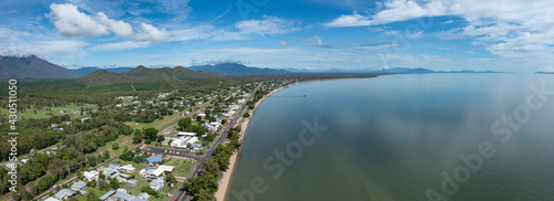Panoramic view of Cardwell located in Far North Queensland Australia opposite Hinchinbrook Island. photo