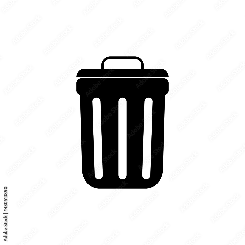 Recycle bin icon. Trash Can icon vector illustration Recycle bin icon. Trash Can icon vector illustration