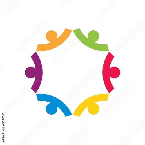 Community human and social logo 