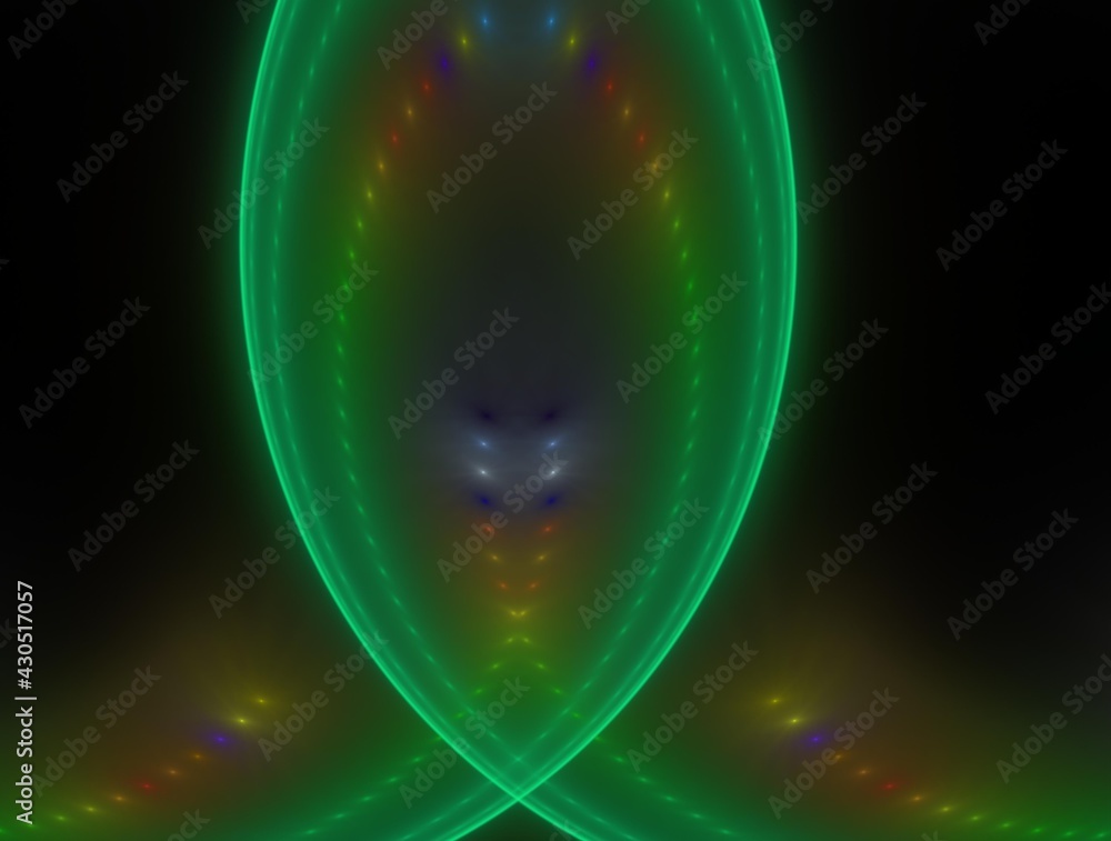 Fototapeta premium Imaginatory fractal background generated Image