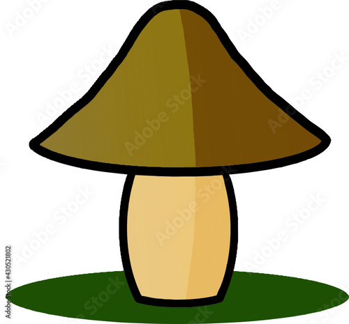 Simple mushroom item material