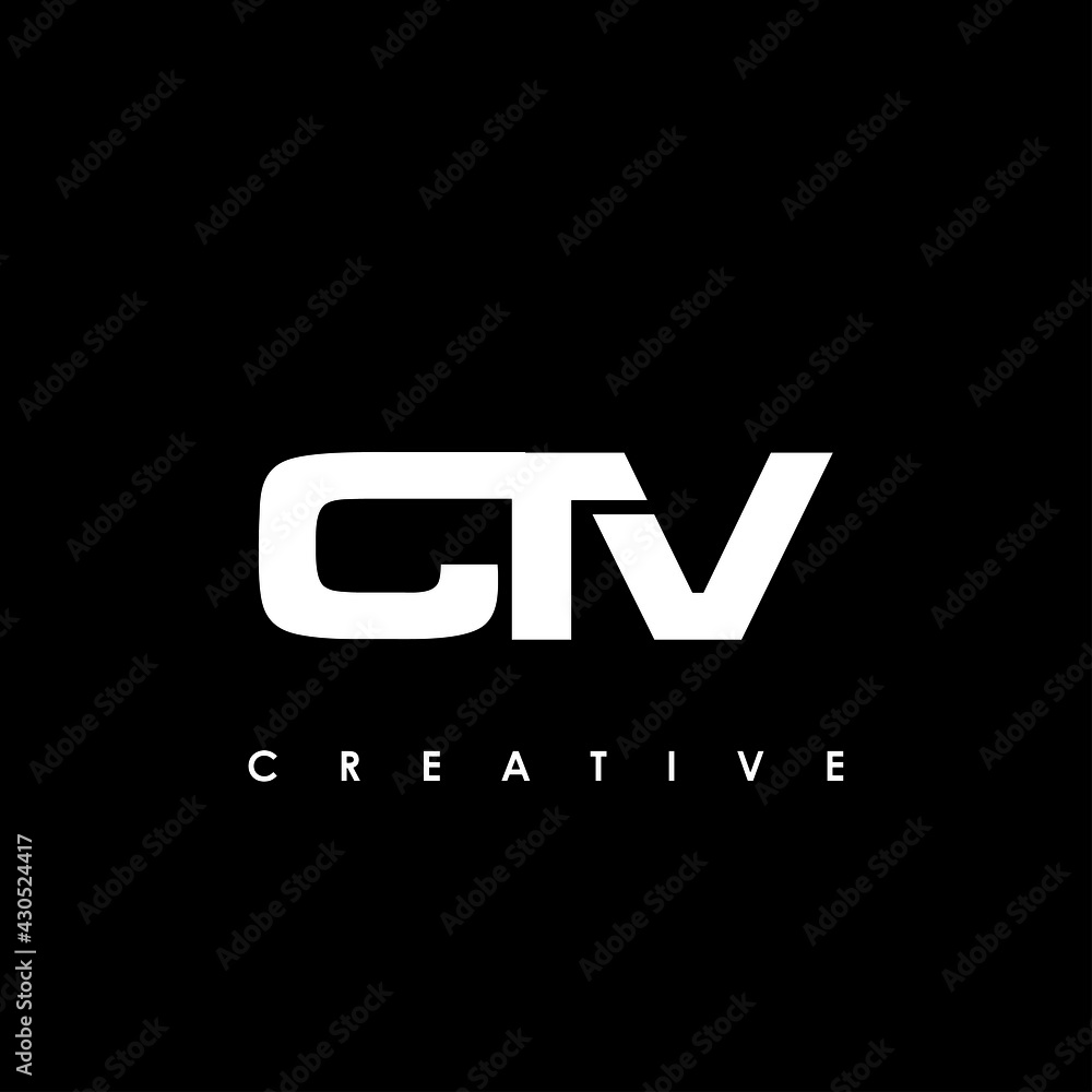 CTV Letter Initial Logo Design Template Vector Illustratio CTV Letter Initial Logo Design Template Vector Illustratio