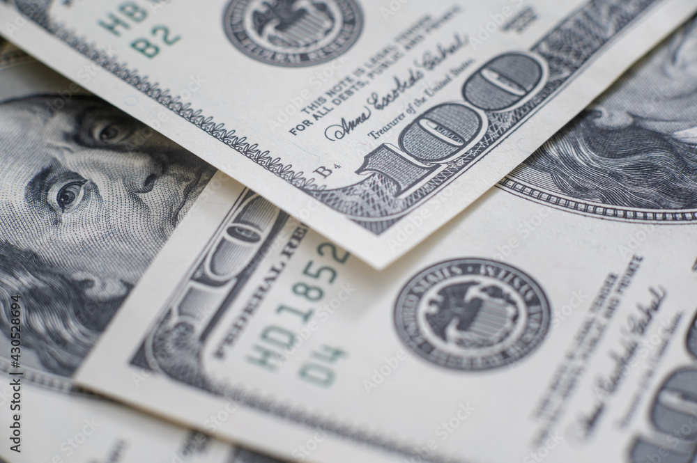 Cash of hundred dollar bills, dollar background image with high resolution. Macro shot Cash of hundred dollar bills, dollar background image with high resolution. Macro shot