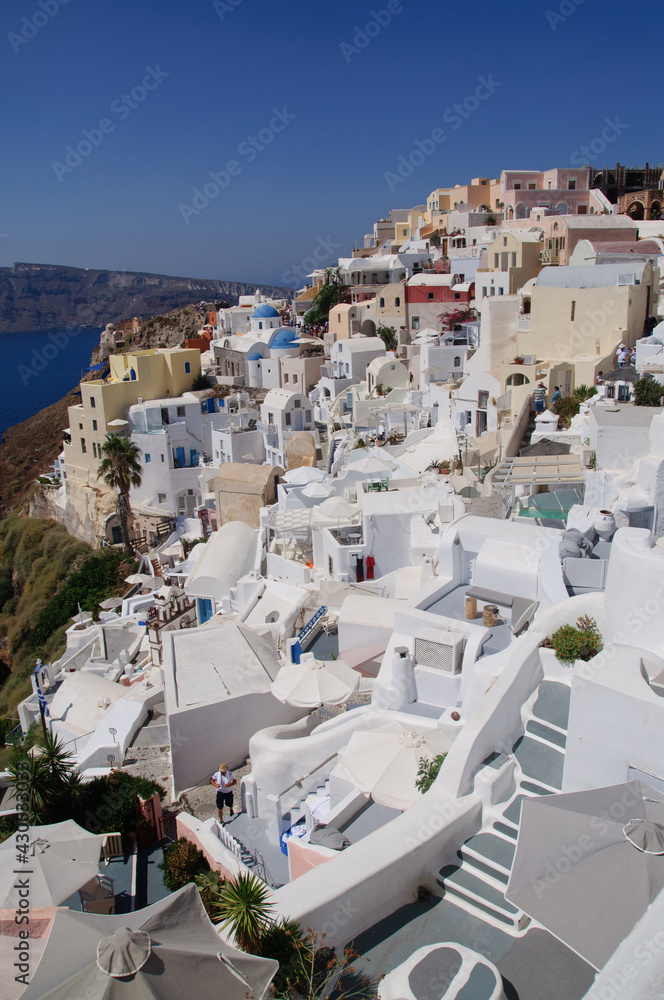 Naklejka premium View of Santorini