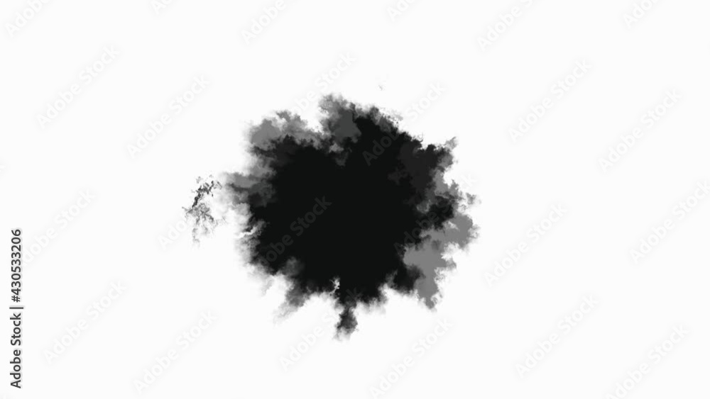 Ink stain slowly spreads over the paper. Ink stain slowly spreads over the paper.