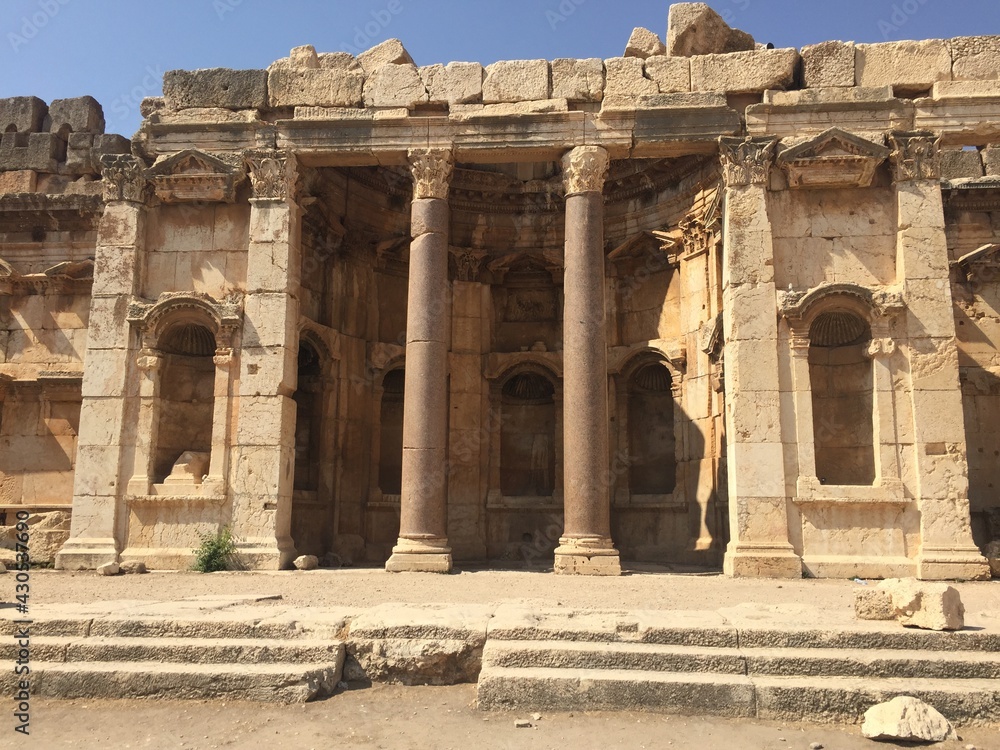 ruins of the ancient city of historic city ruins of the ancient city of historic city