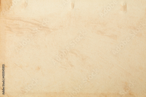 Old paper with stains and humidity signs texture background