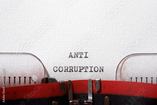 Anti corruption text