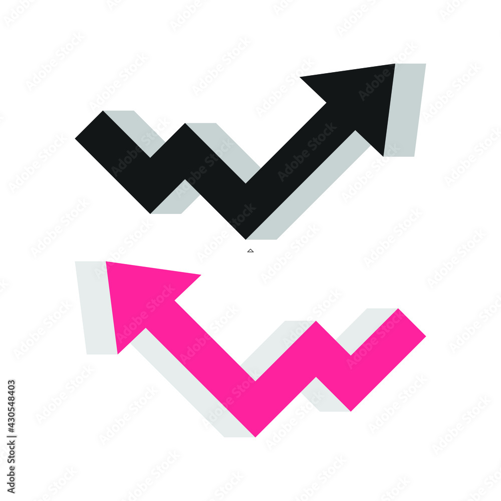 growth arrow icon, business growing arrow, 3d arrow vector, business chart growth arrow icon, business growing arrow, 3d arrow vector, business chart