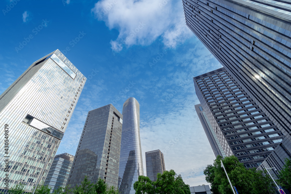 Modern office building in a big city Modern office building in a big city
