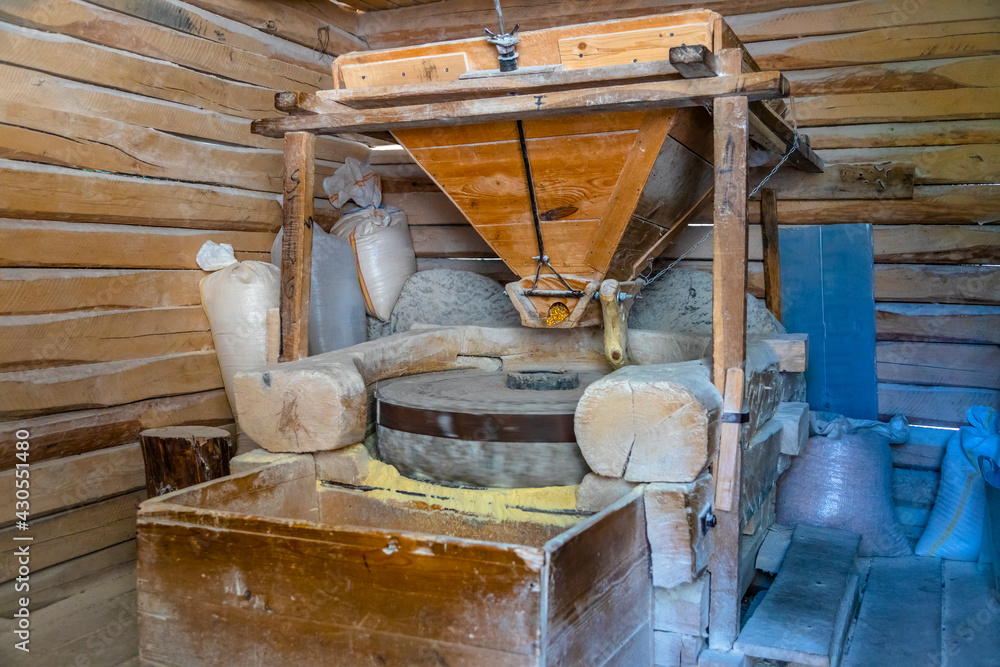 Water mill from Rudaria, Eftimie Murgu village, Romania, Caras-Severin County, Unesco world heritage