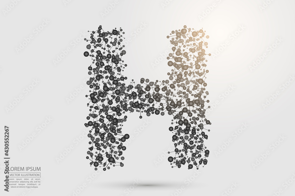 Abstract letters font is composed of three-dimensional triangles, lines, dots and spider webs of connections. Vector illustration eps 10. Abstract letters font is composed of three-dimensional triangles, lines, dots and spider webs of connections. Vector illustration eps 10.