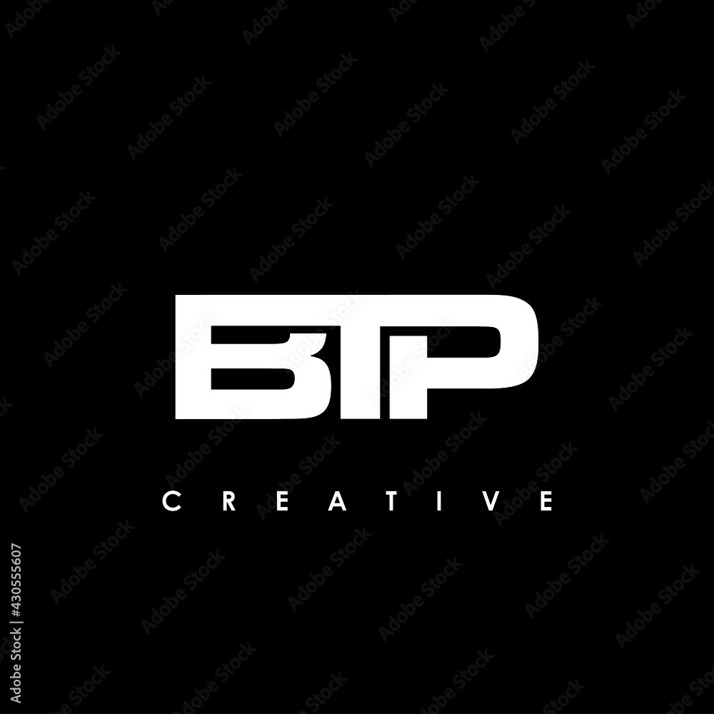 BTP Letter Initial Logo Design Template Vector Illustratio BTP Letter Initial Logo Design Template Vector Illustratio