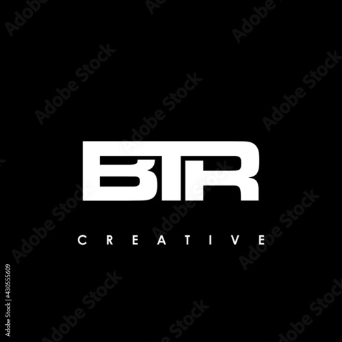 BTR Letter Initial Logo Design Template Vector Illustratio