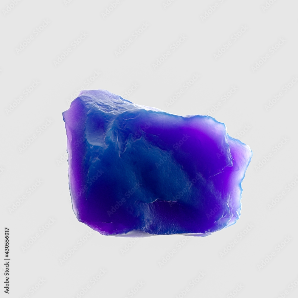 Fototapeta premium Abstract blue gradient design element frame, creative art background. Suitable for social media posts, mobile apps, banners design and web/internet ads. 3d rendering