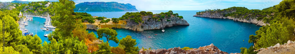 Calanque between Marseille and Cassis, Provence, France