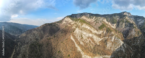 The Red Wall peak at Rhodope Mountains, Bulgaria photo