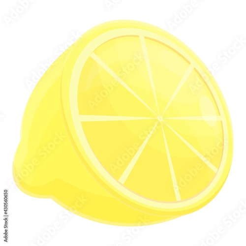 Lemon protein nutrient icon. Cartoon of Lemon protein nutrient vector icon for web design isolated on white background