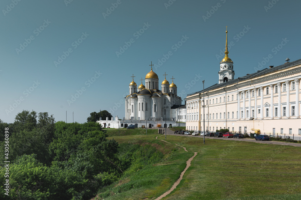 View of the Cathedral in Vladimir. Russia.