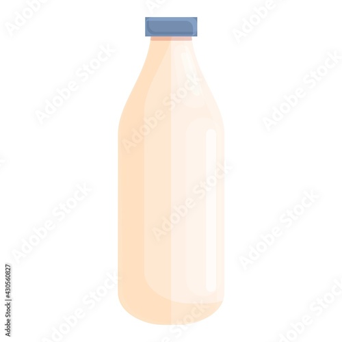 Milk bottle icon. Cartoon of Milk bottle vector icon for web design isolated on white background