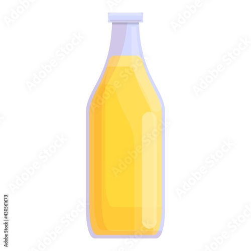 Juice bottle icon. Cartoon of Juice bottle vector icon for web design isolated on white background