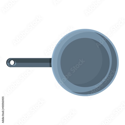 Hiking frying pan icon. Cartoon of Hiking frying pan vector icon for web design isolated on white background