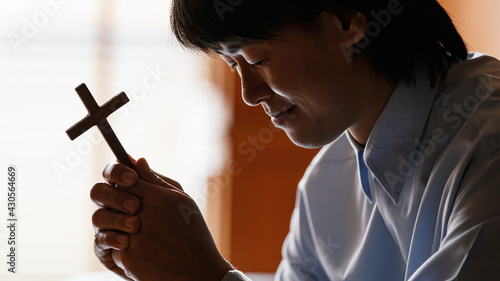 Принти на полотні Close up cross
