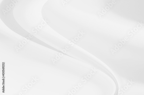 White cloth background abstract with waves, soft background