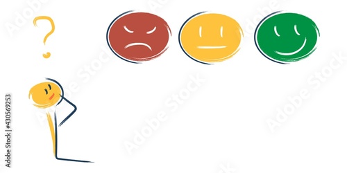 the client evaluates the company and the work of the employees. Feedback