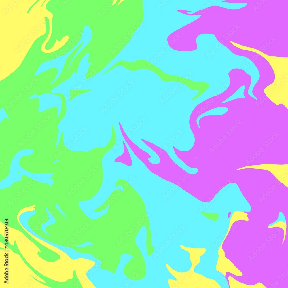 Liquify neon colors . Marble with pink, green, blue and yellow colors.
