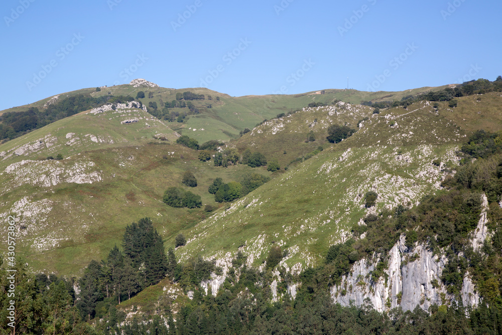 Scenery of Busampiro Peaks; Lierganes