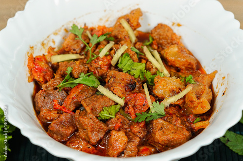 beef karahi desi Pakistani and Indian food