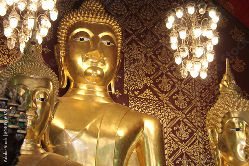 buddhist temple (wat phra that haripunchai) in lamphun in thailand
