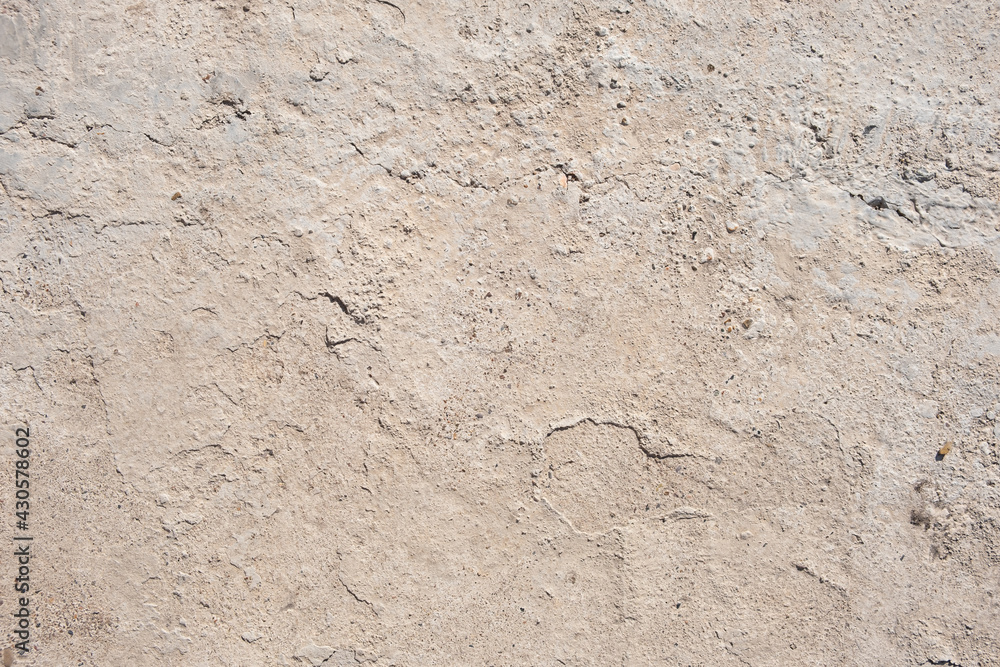 Concrete gray background, top view. flawed cement screed Concrete gray background, top view. flawed cement screed
