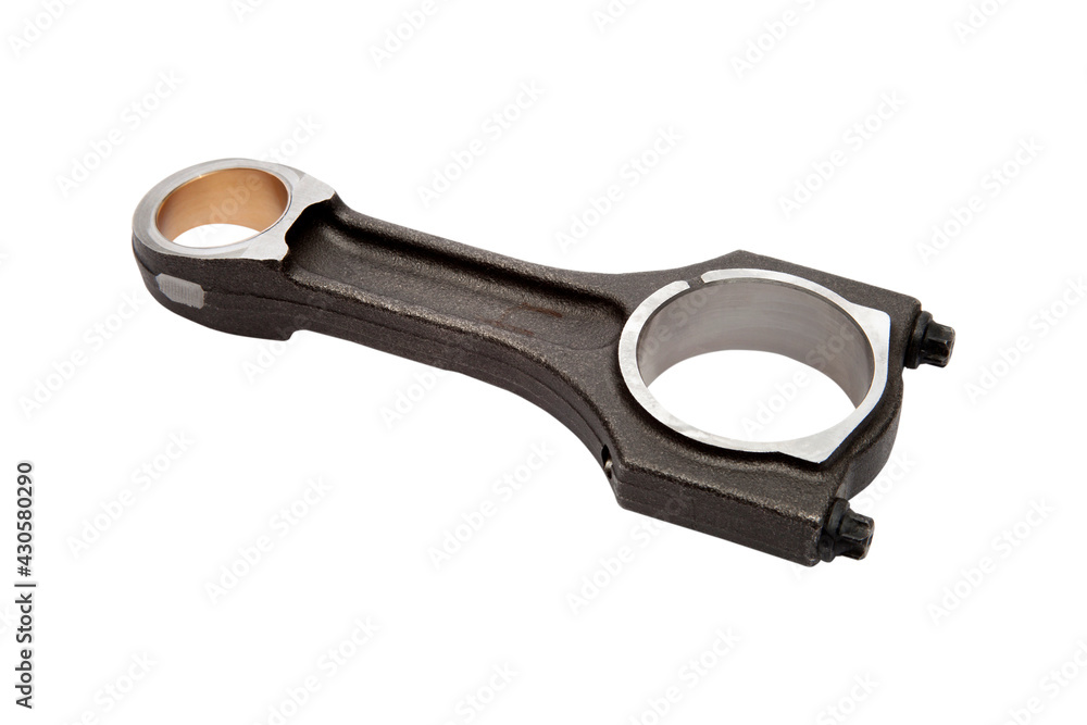 Obraz premium connecting rod on white background