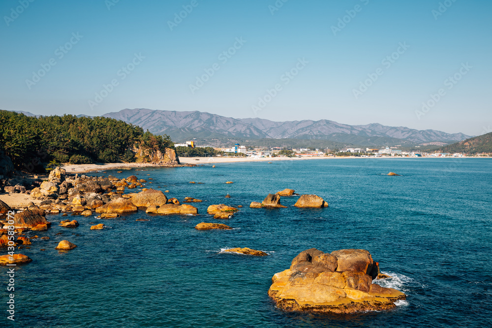 Sea view from Igari Anchor Observatory in Pohang, Korea