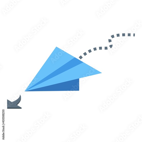 Message plane icon. Isometric of Message plane vector icon for web design isolated on white background