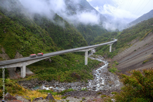 Arthur's Pass Viaduct, South Island, New Zealand