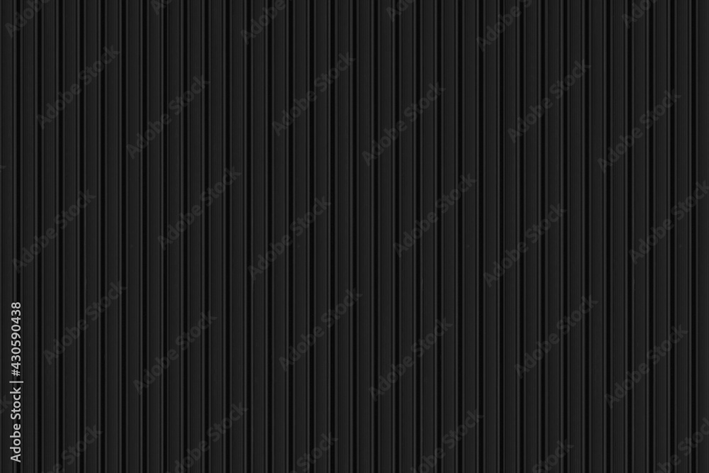 Black Corrugated metal background and texture surface or galvanize steel Black Corrugated metal background and texture surface or galvanize steel