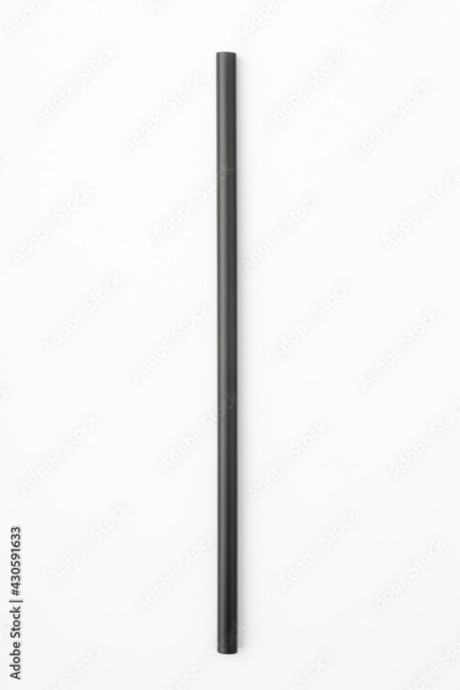 Plastic straws on a white background Plastic straws on a white background