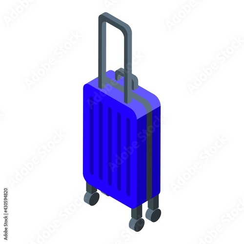 Airport baggage icon. Isometric of Airport baggage vector icon for web design isolated on white background