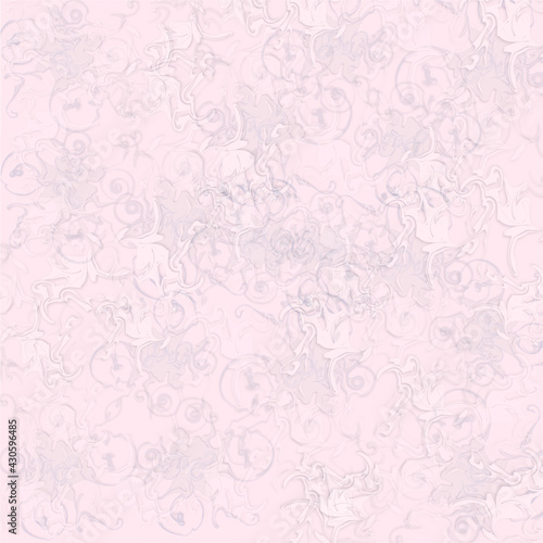 pattern with pink flowers, illustration