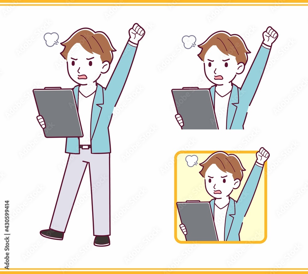 Young man with brown hair